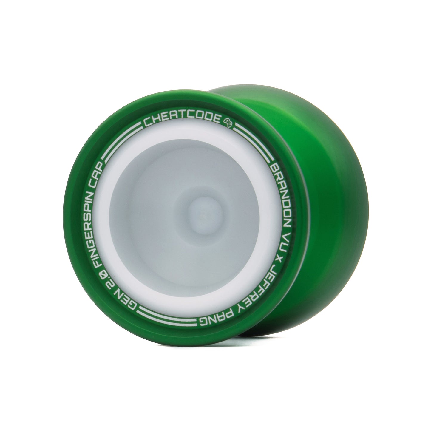 Cheatcode yo-yo in Green by Brandon Vu and Jeffrey Pang