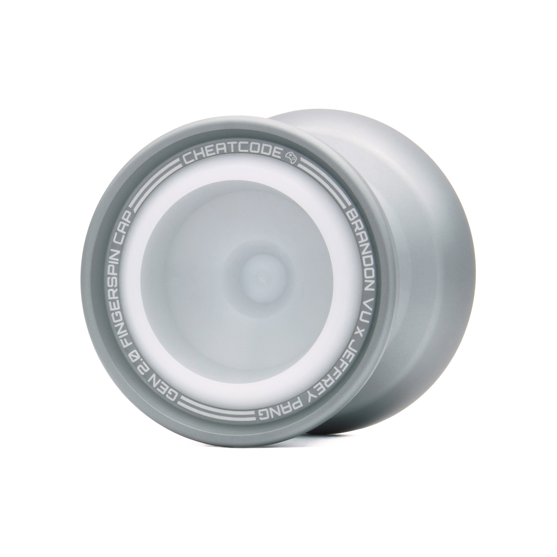 Cheatcode yo-yo in Grey by Brandon Vu and Jeffrey Pang