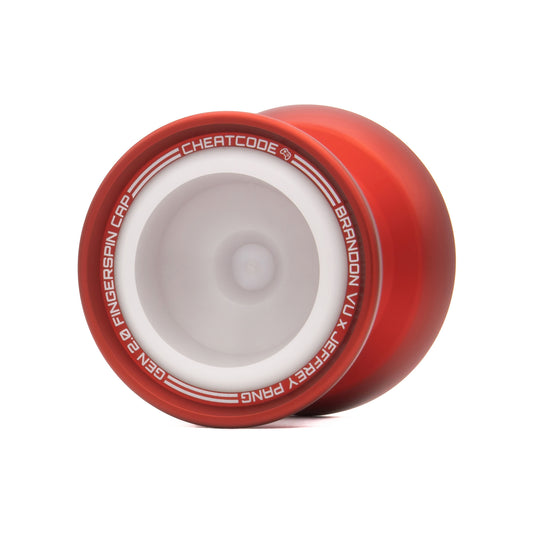 Cheatcode yo-yo in Red by Brandon Vu and Jeffrey Pang