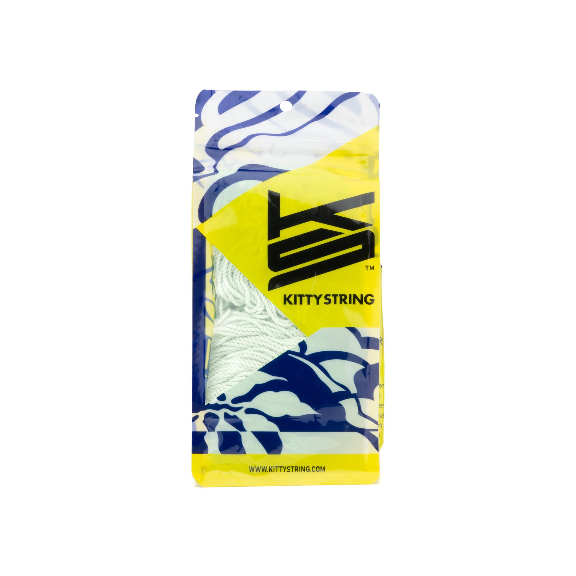 White Kitty String First Class yo-yo strings, pack of 100