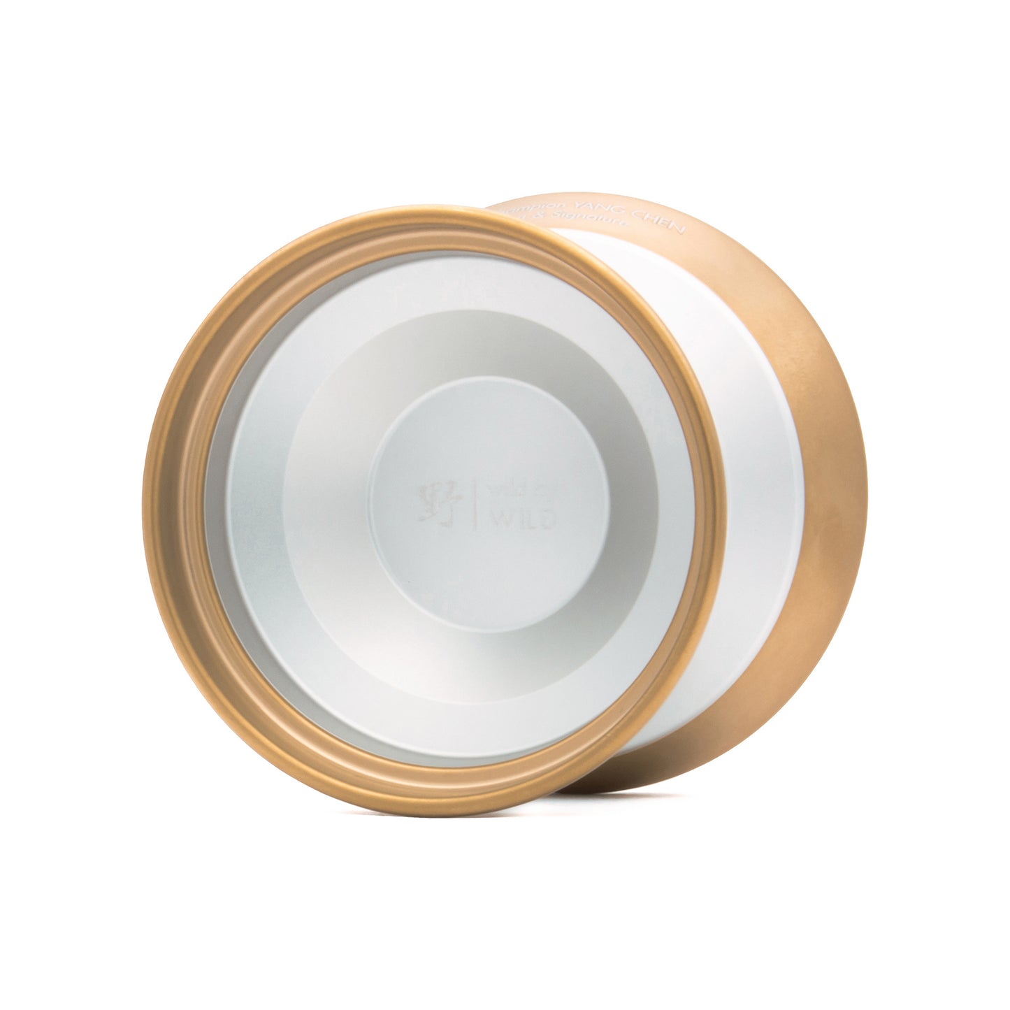 w!ld yo-yo in Silver / Matte Gold by W1LD
