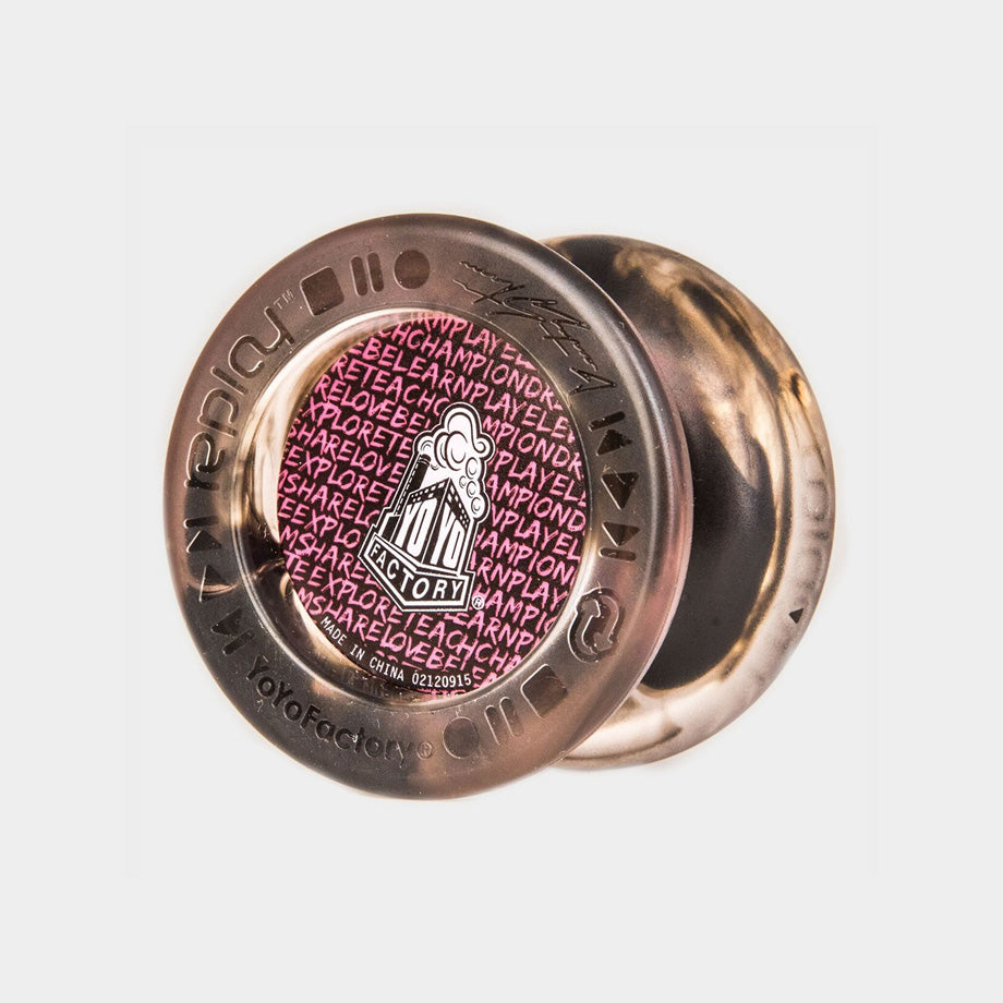 Replay PRO yo-yo in Black/Pink Collection by YoYoFactory