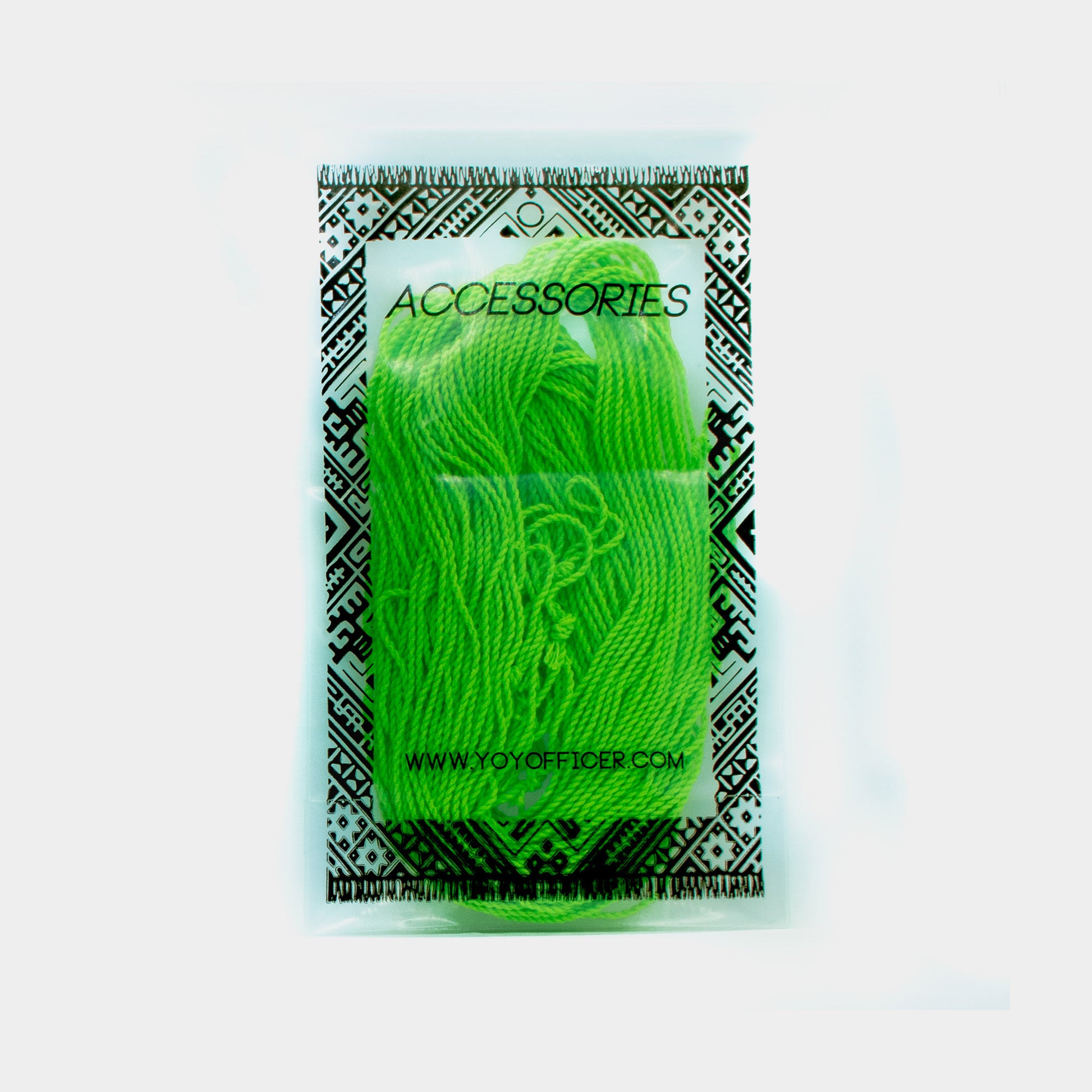 Green YOYOFFICER strings x20 yo-yo string by YOYOFFICER