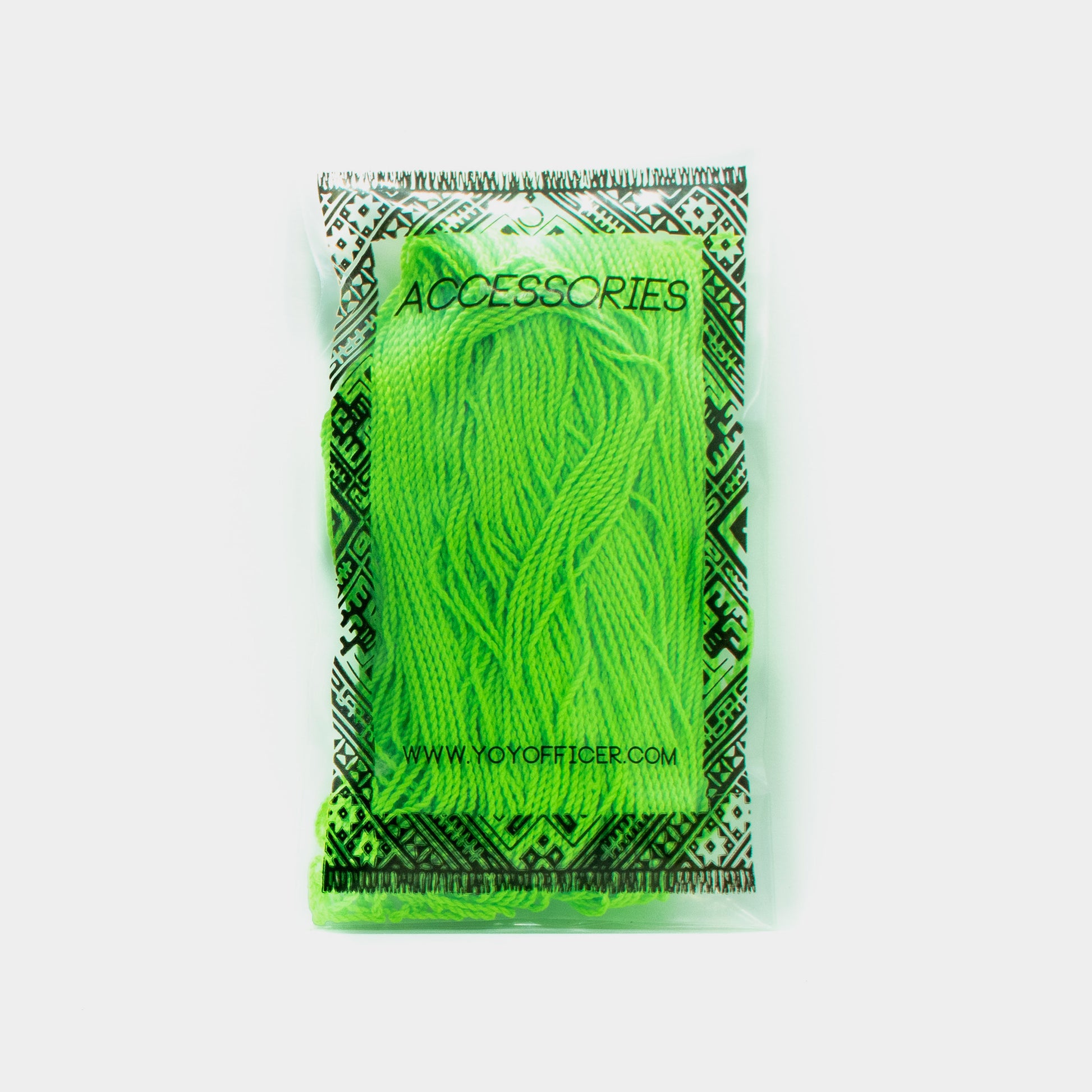 Green YOYOFFICER strings x50 yo-yo string by YOYOFFICER