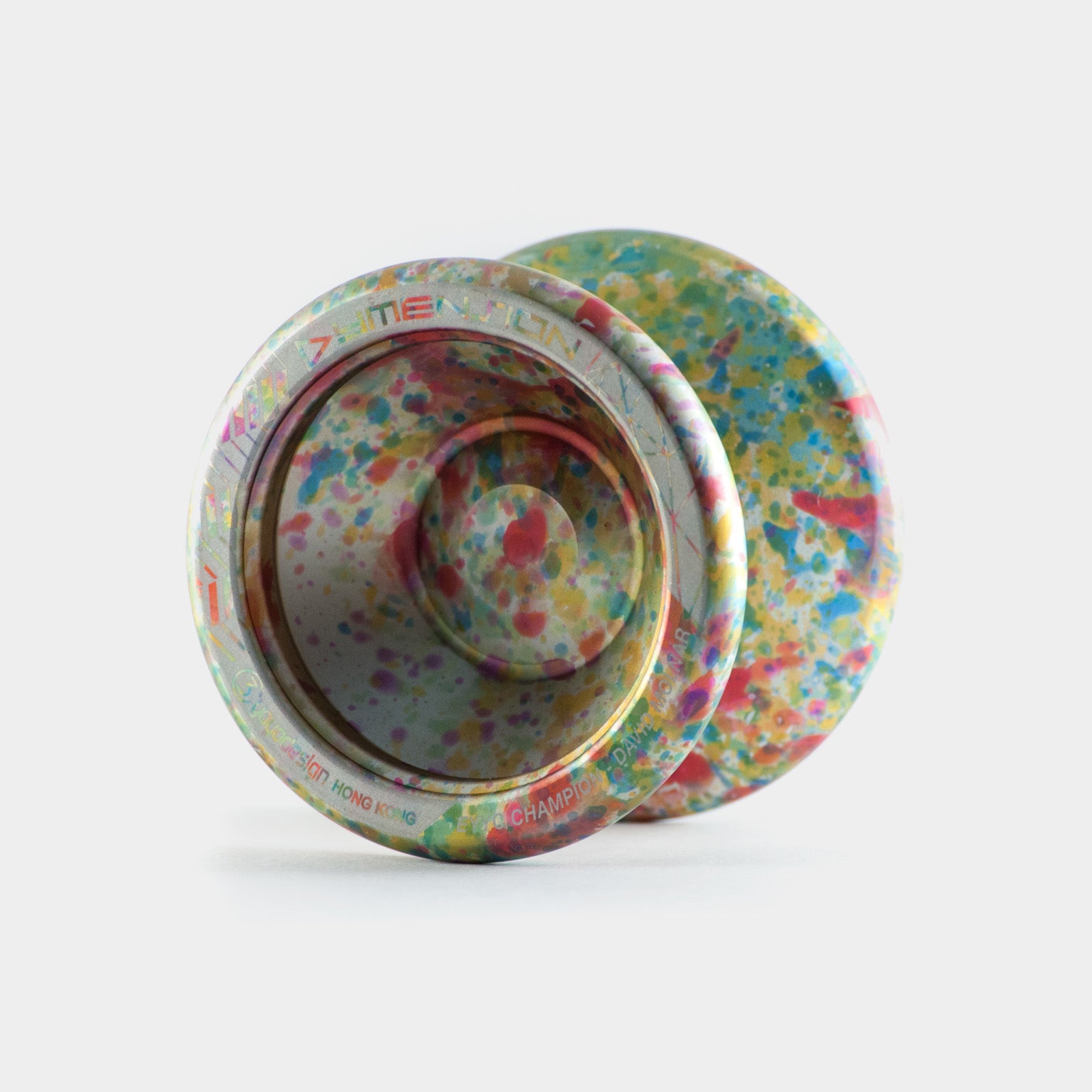 Dymension yo-yo in Splash Blue / Yellow / Purple by C3yoyodesign