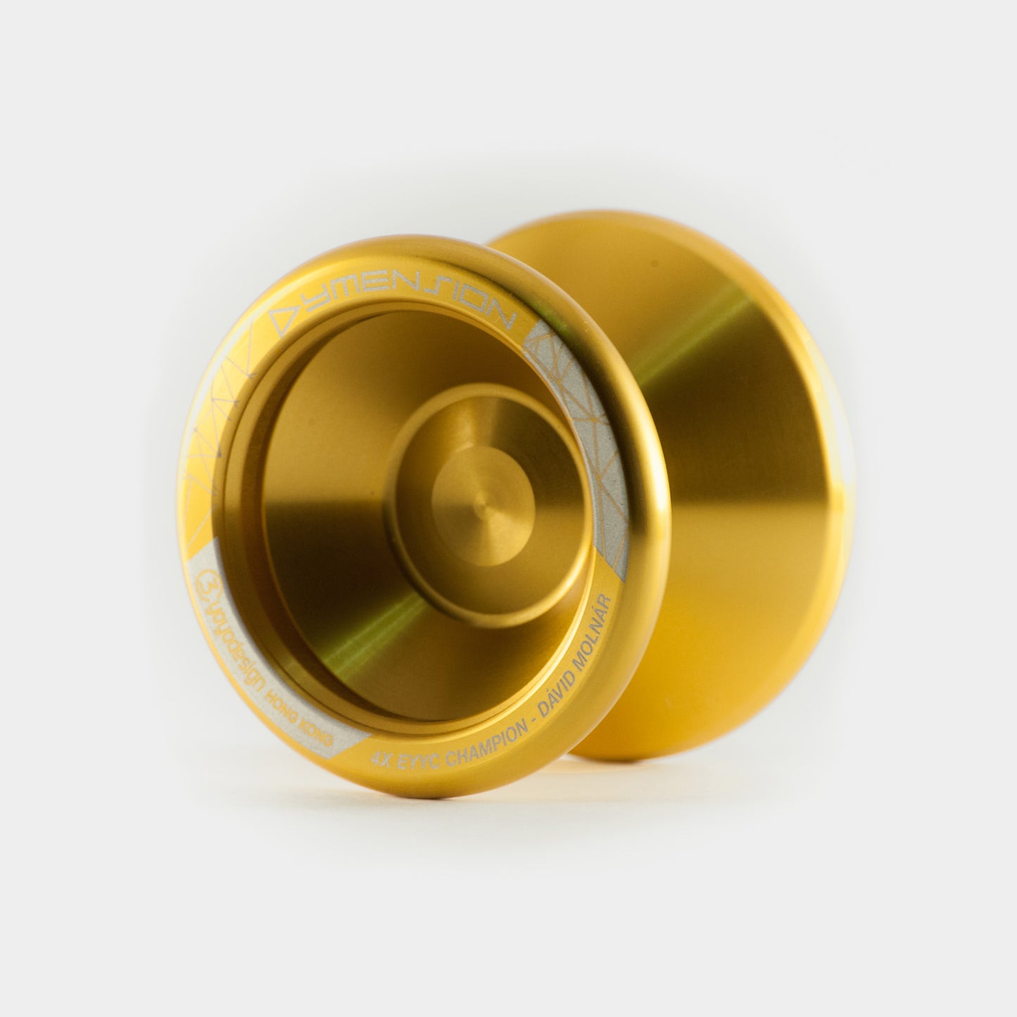 Dymension yo-yo in Gold by C3yoyodesign