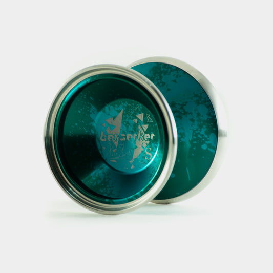 Berserker SS yo-yo in Deep Green / Light Green by C3yoyodesign