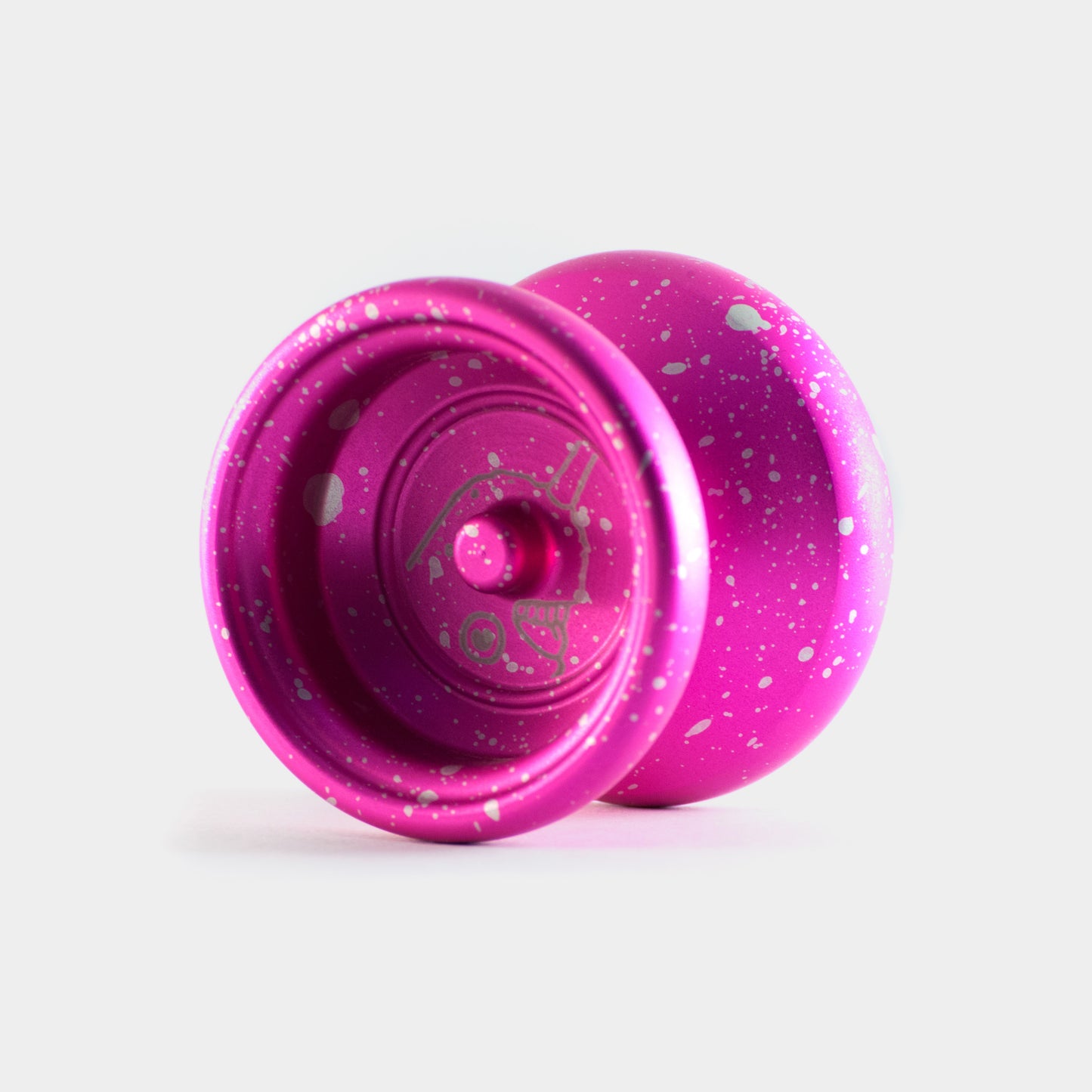 Gnarwhal yo-yo in Pink / Clear by CLYW