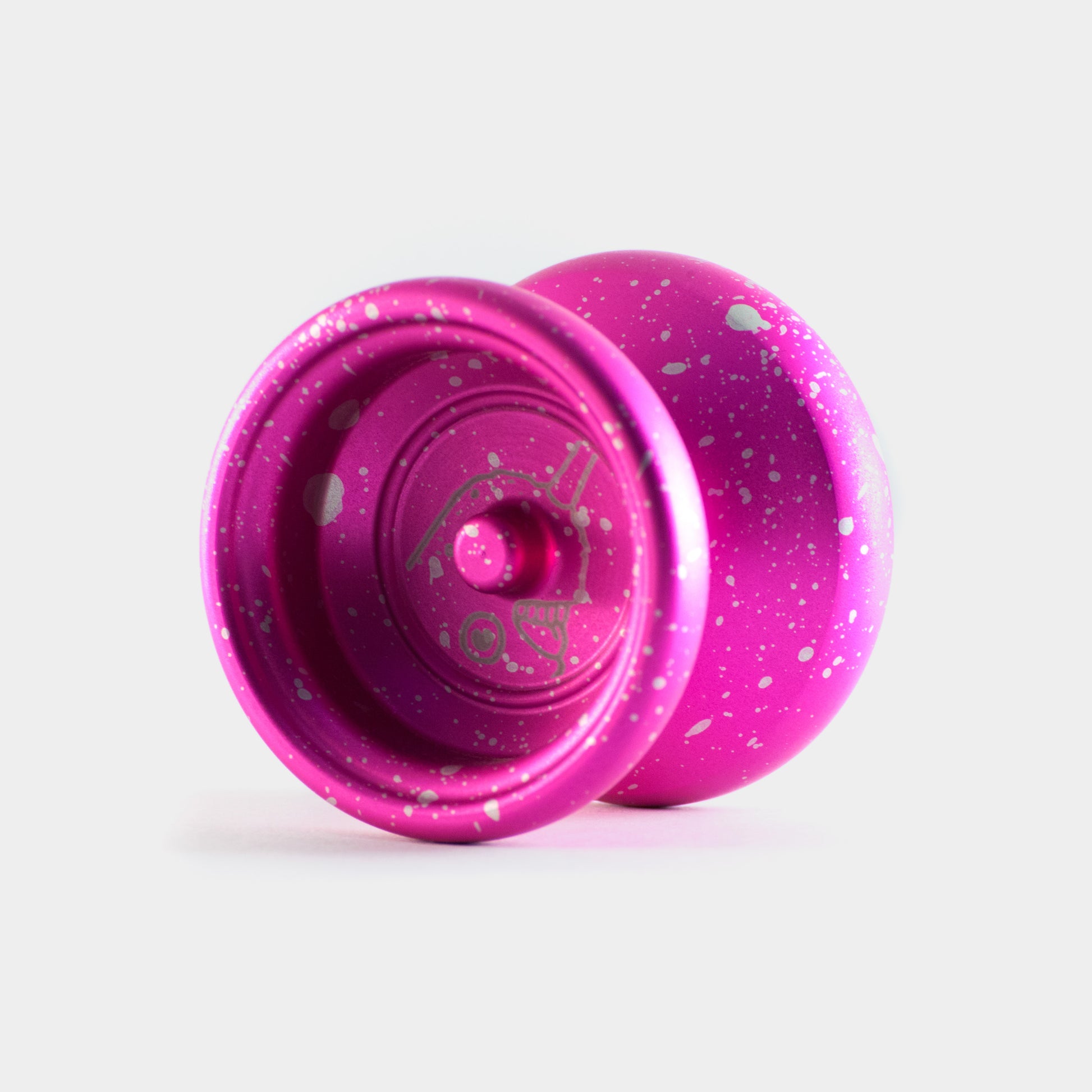 Gnarwhal yo-yo in Pink / Clear by CLYW