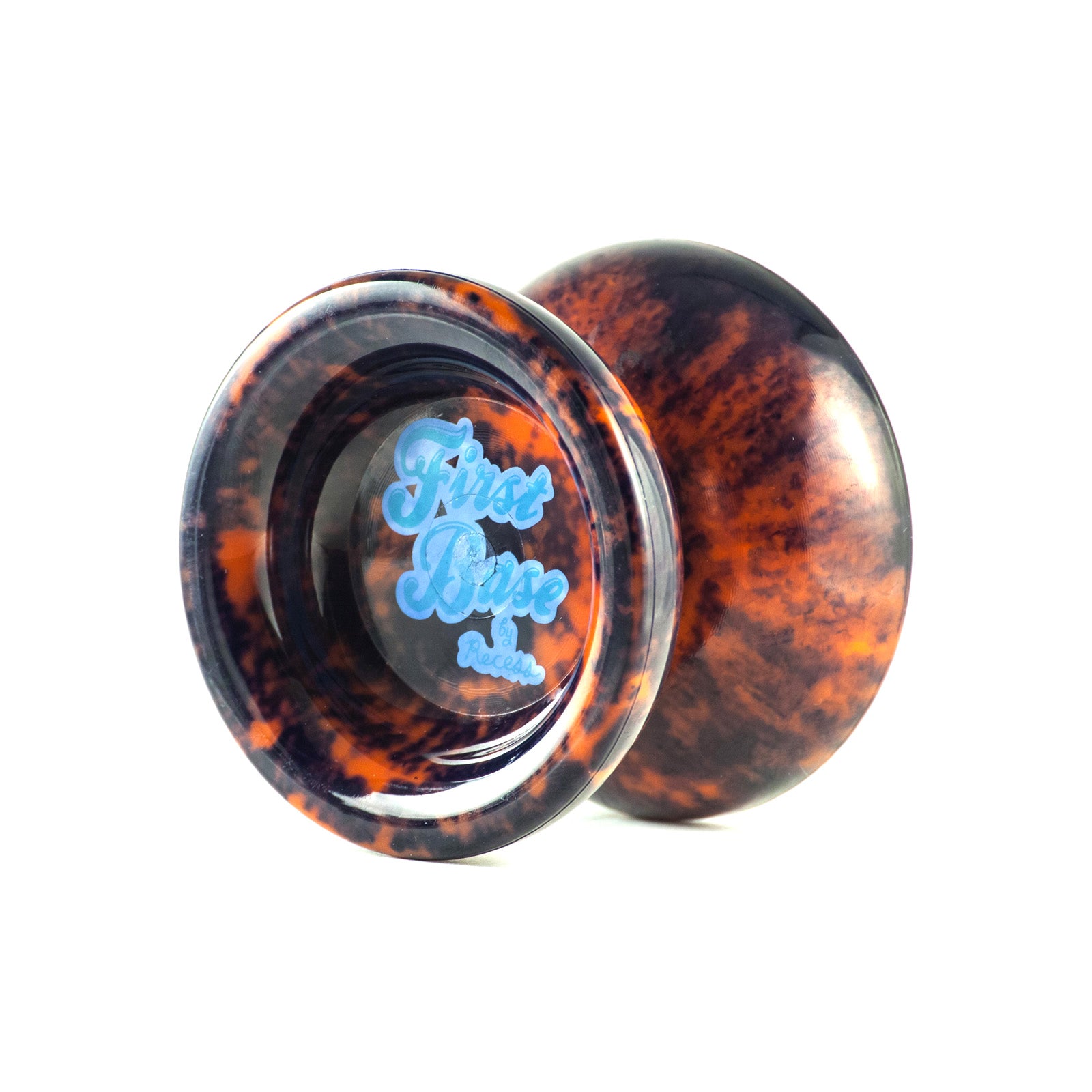 First Base yo-yo in Hand Dyed Red / Black by Recess Intl.