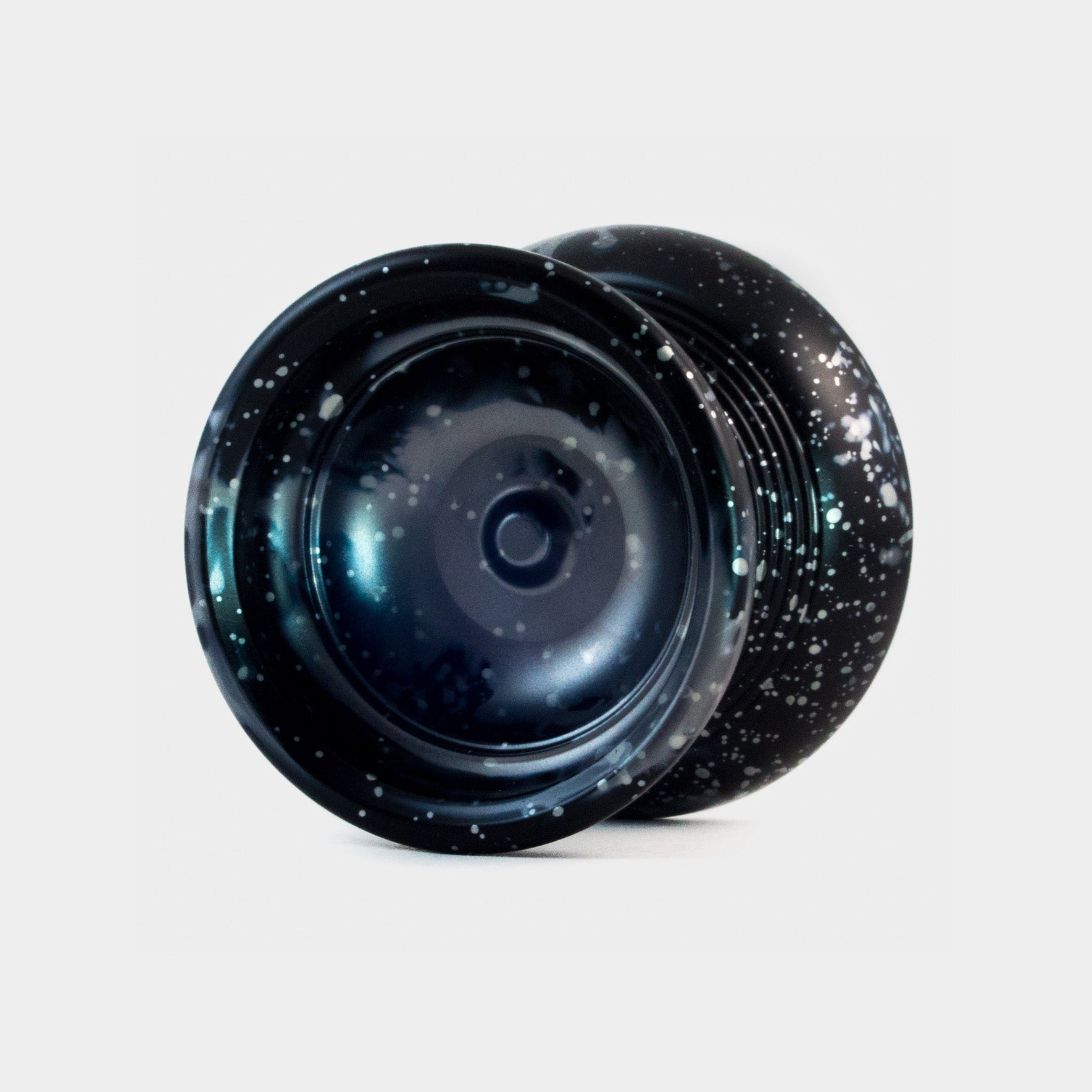 Musket yo-yo in Black / Grey / Silver Splash by YOYOFFICER