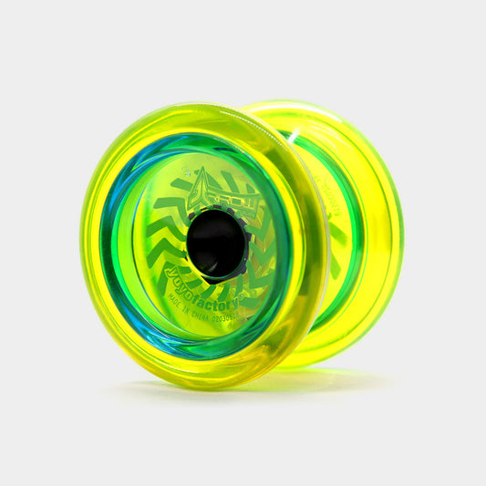 Arrow yo-yo in Translucent Green by YoYoFactory