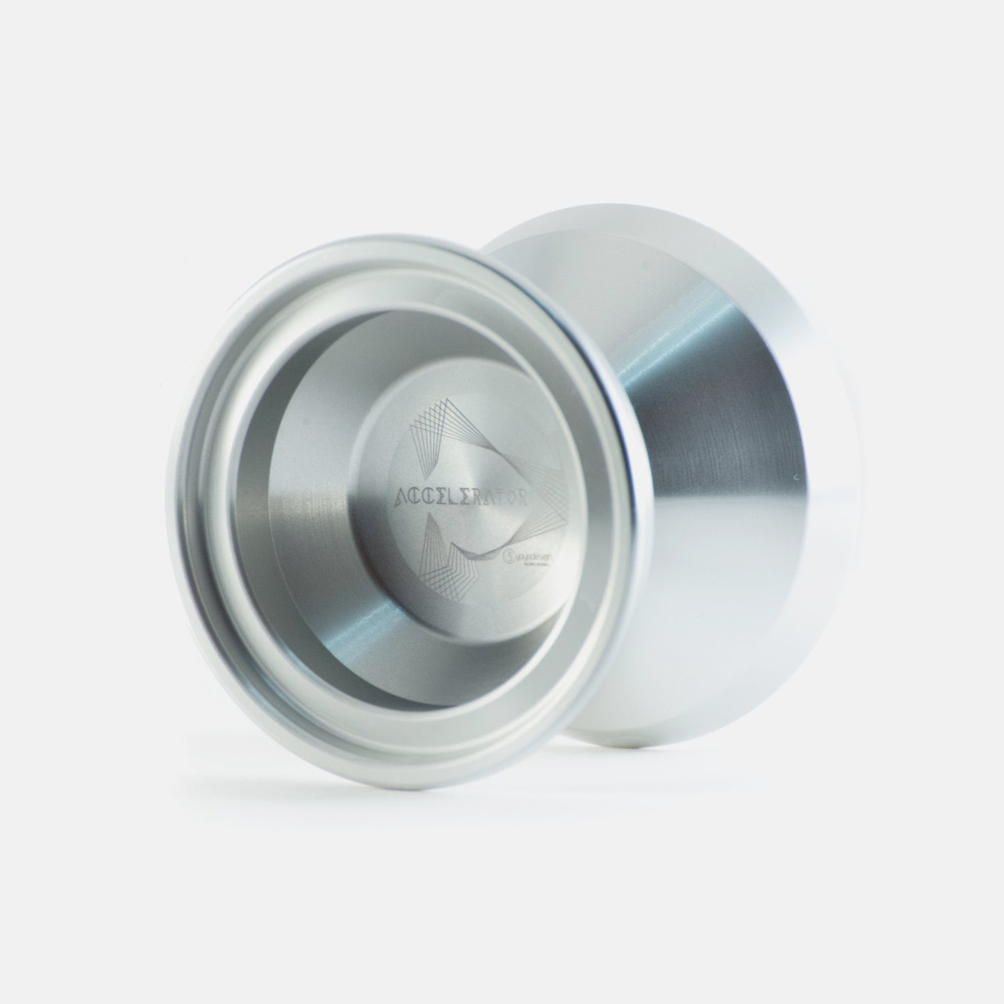 Accelerator yo-yo in Silver by C3yoyodesign