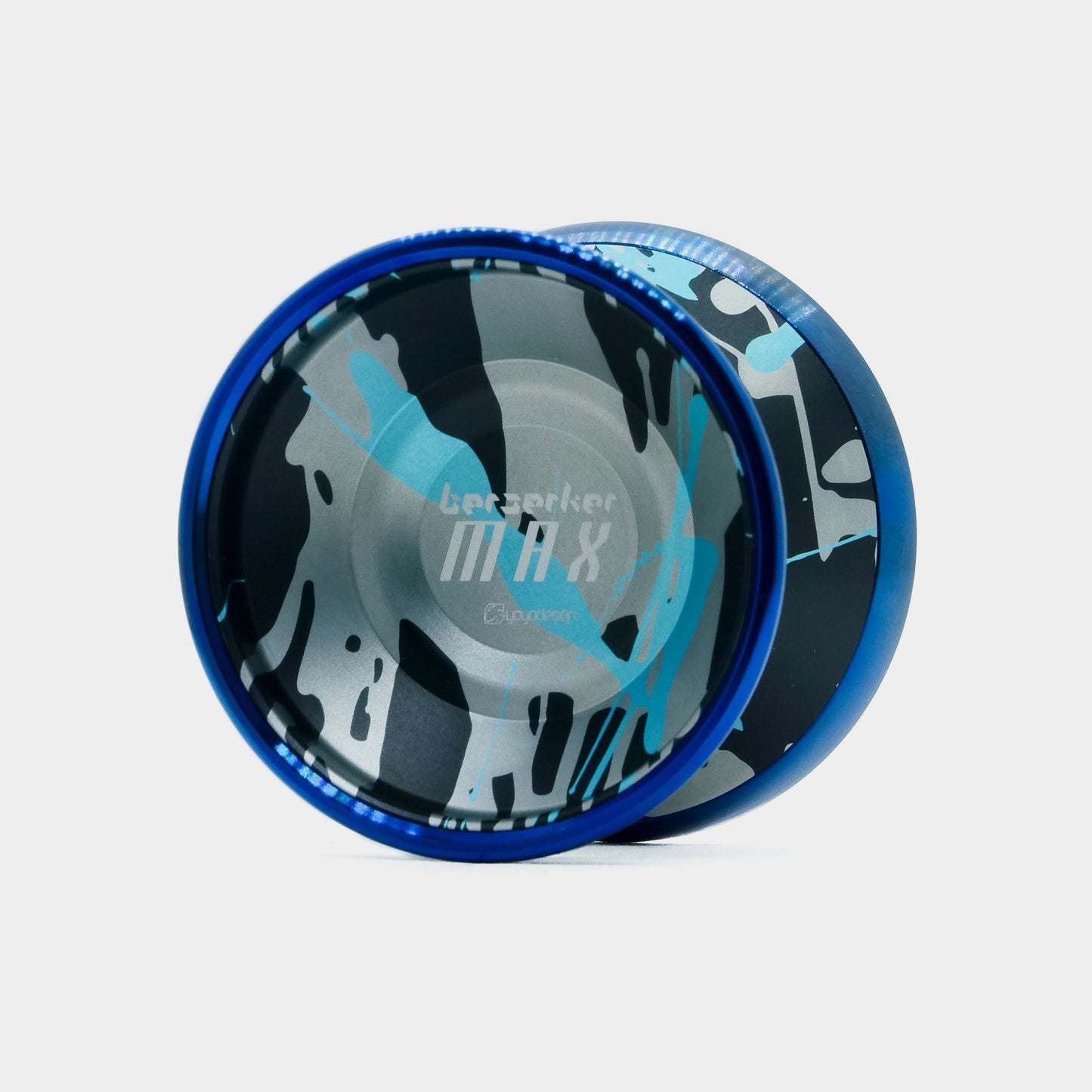 Berserker Max yo-yo in Black / Silver / Blue by C3yoyodesign