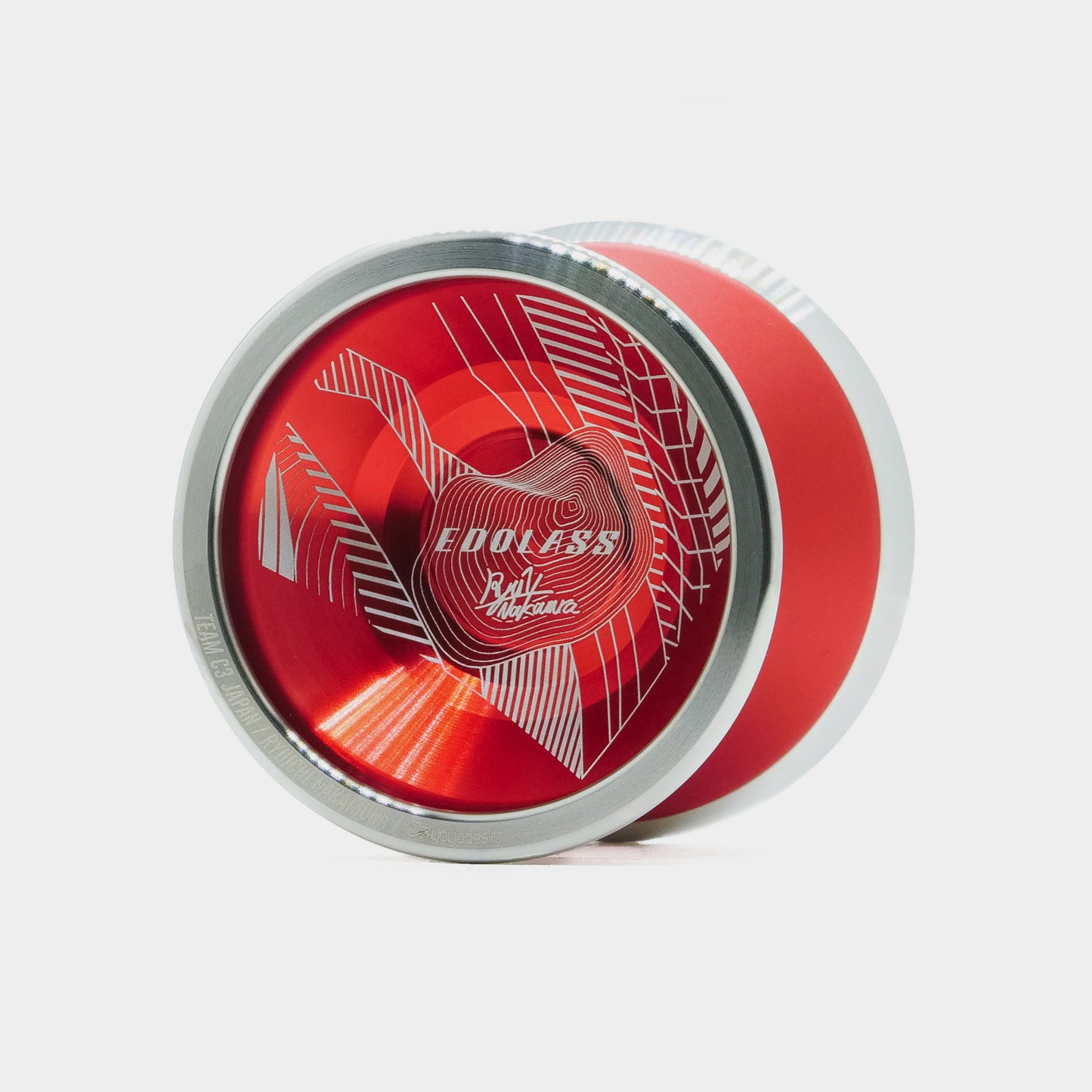 Edolass yo-yo in Red by C3yoyodesign