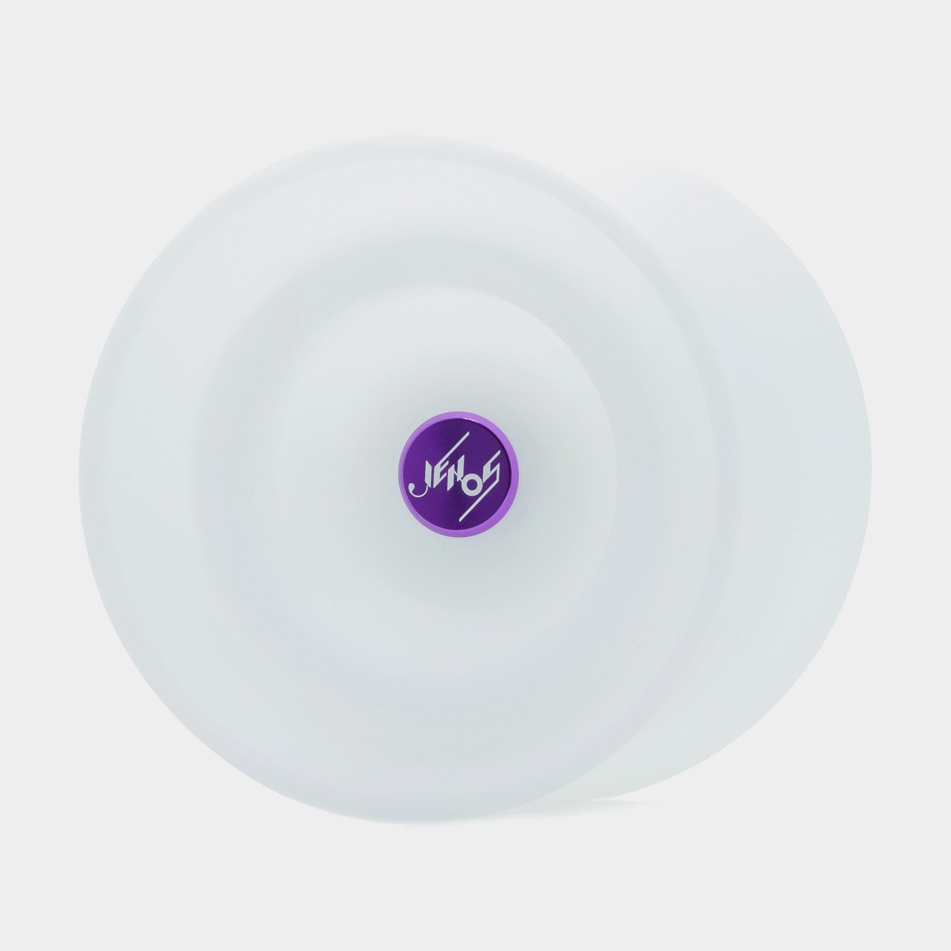 Jenos yo-yo in White / Purple by C3yoyodesign