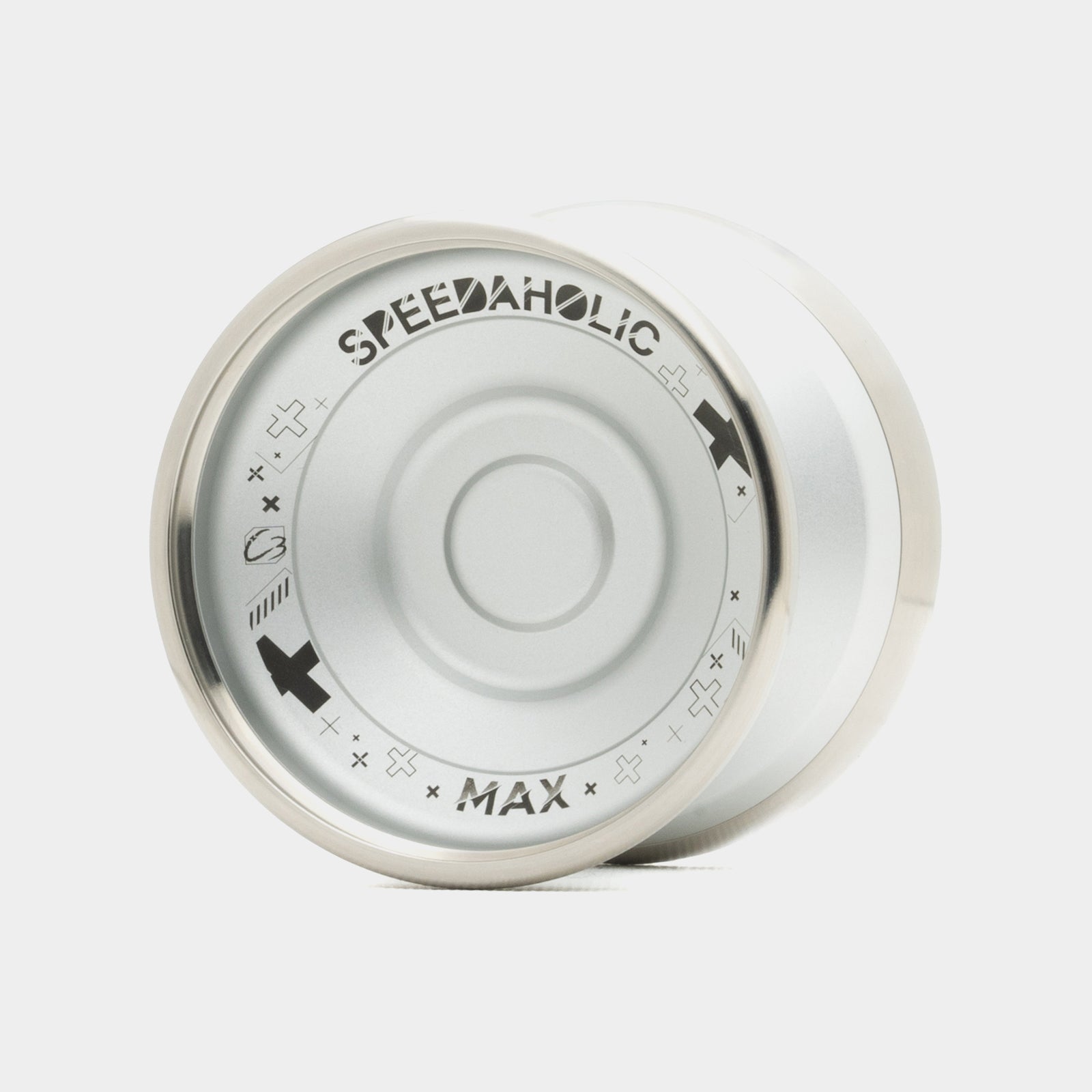 Speedaholic MAX yo-yo in Clear by C3yoyodesign