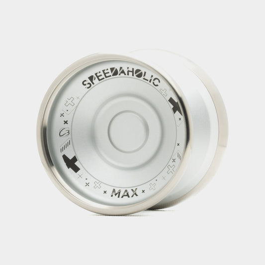 Speedaholic MAX yo-yo in Clear by C3yoyodesign