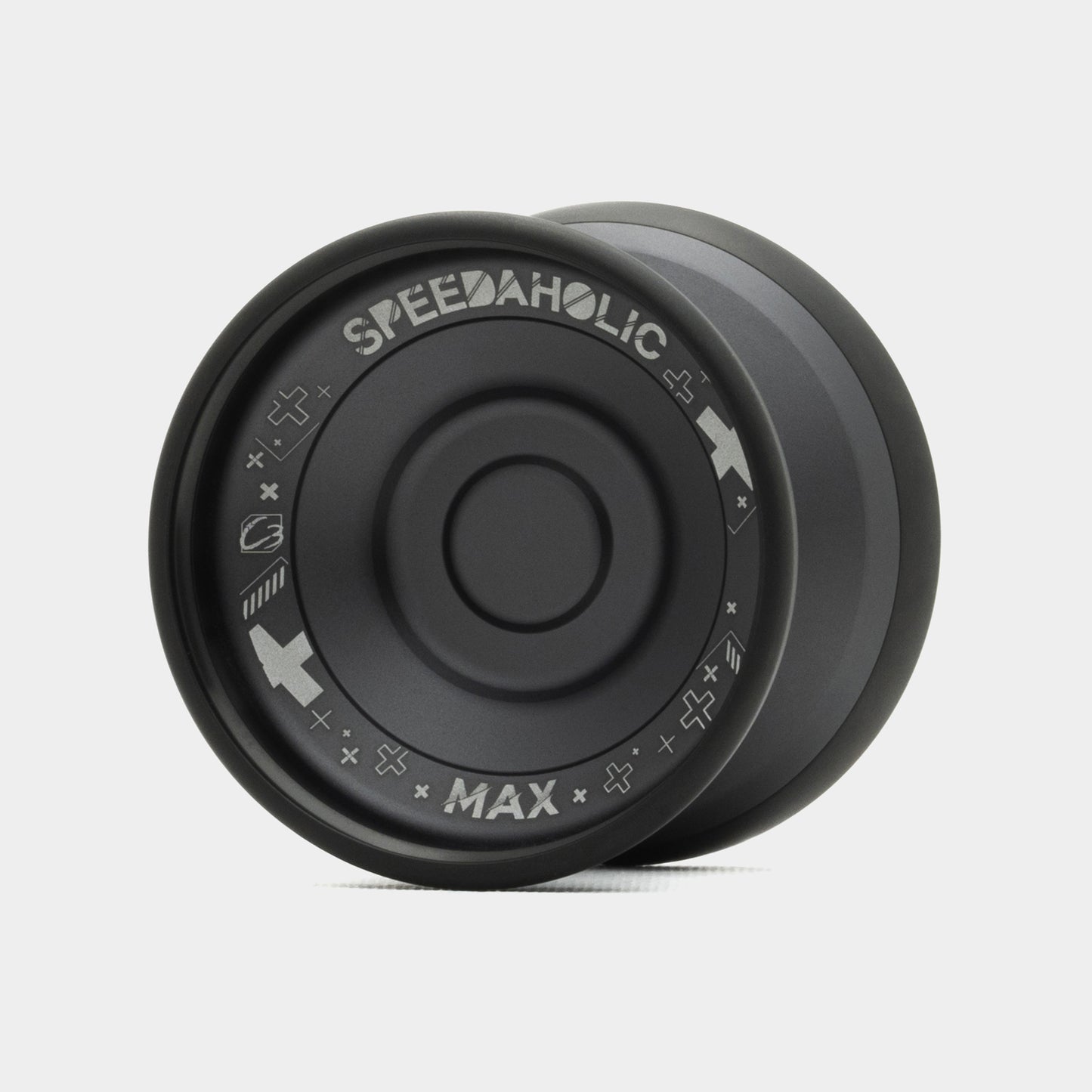 Speedaholic MAX yo-yo in Dark Grey / Matte Black by C3yoyodesign
