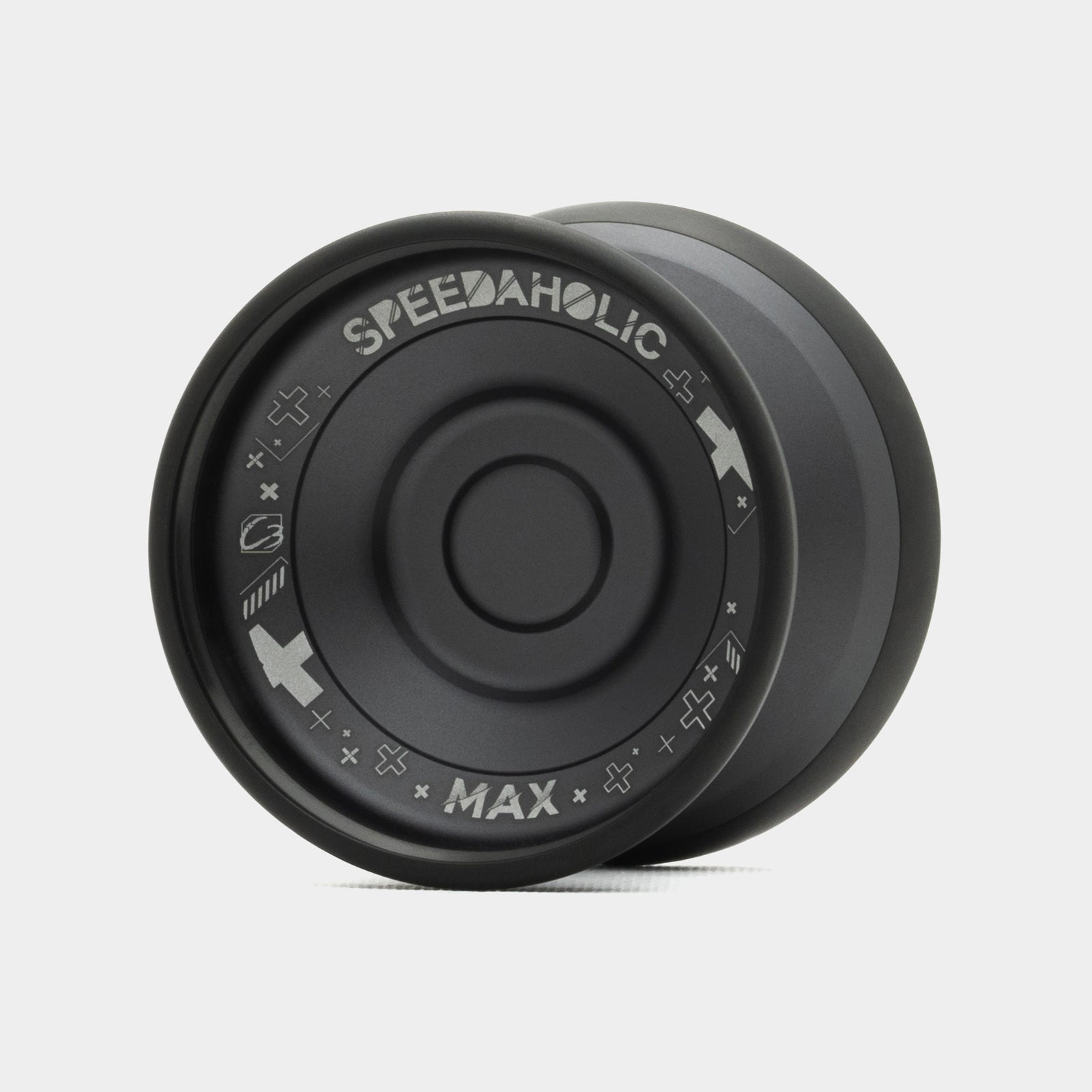 Speedaholic MAX yo-yo in Dark Grey / Matte Black by C3yoyodesign