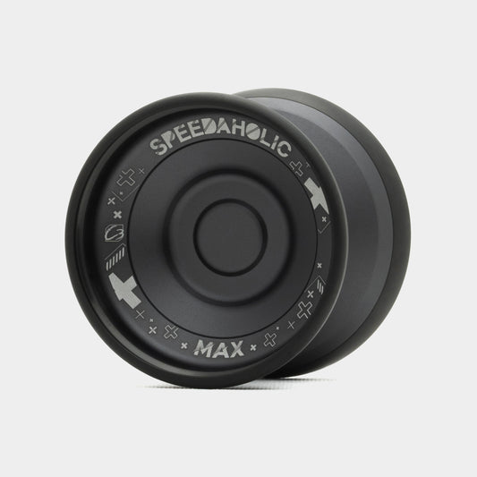 Speedaholic MAX yo-yo in Dark Grey / Matte Black by C3yoyodesign