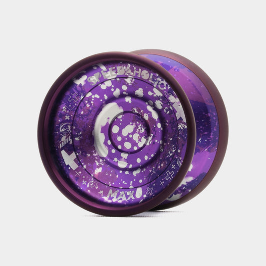 Speedaholic MAX yo-yo in Purple / Clear / Matte Purple by C3yoyodesign