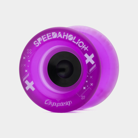 Speedaholic XX yo-yo in Translucent Purple by C3yoyodesign