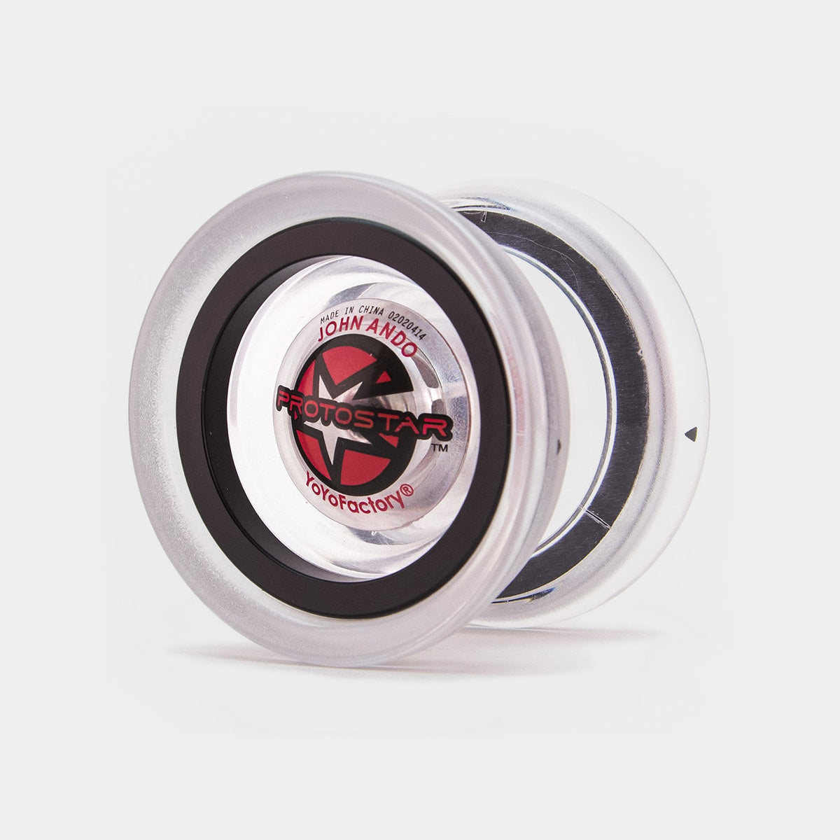 Protostar yo-yo in Transparent / Black by YoYoFactory