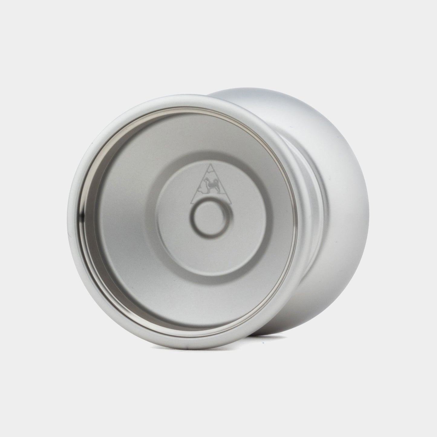 Akita yo-yo in Solid Silver by CLYW