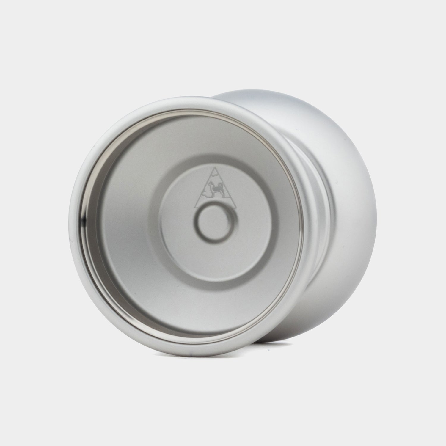 Akita yo-yo in Solid Silver by CLYW