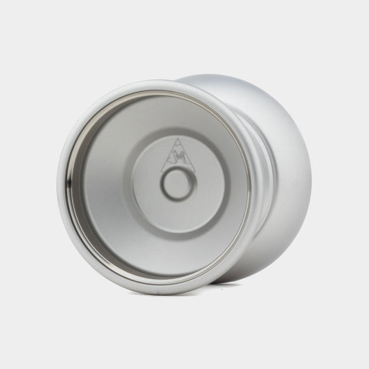 Akita yo-yo in Solid Silver by CLYW