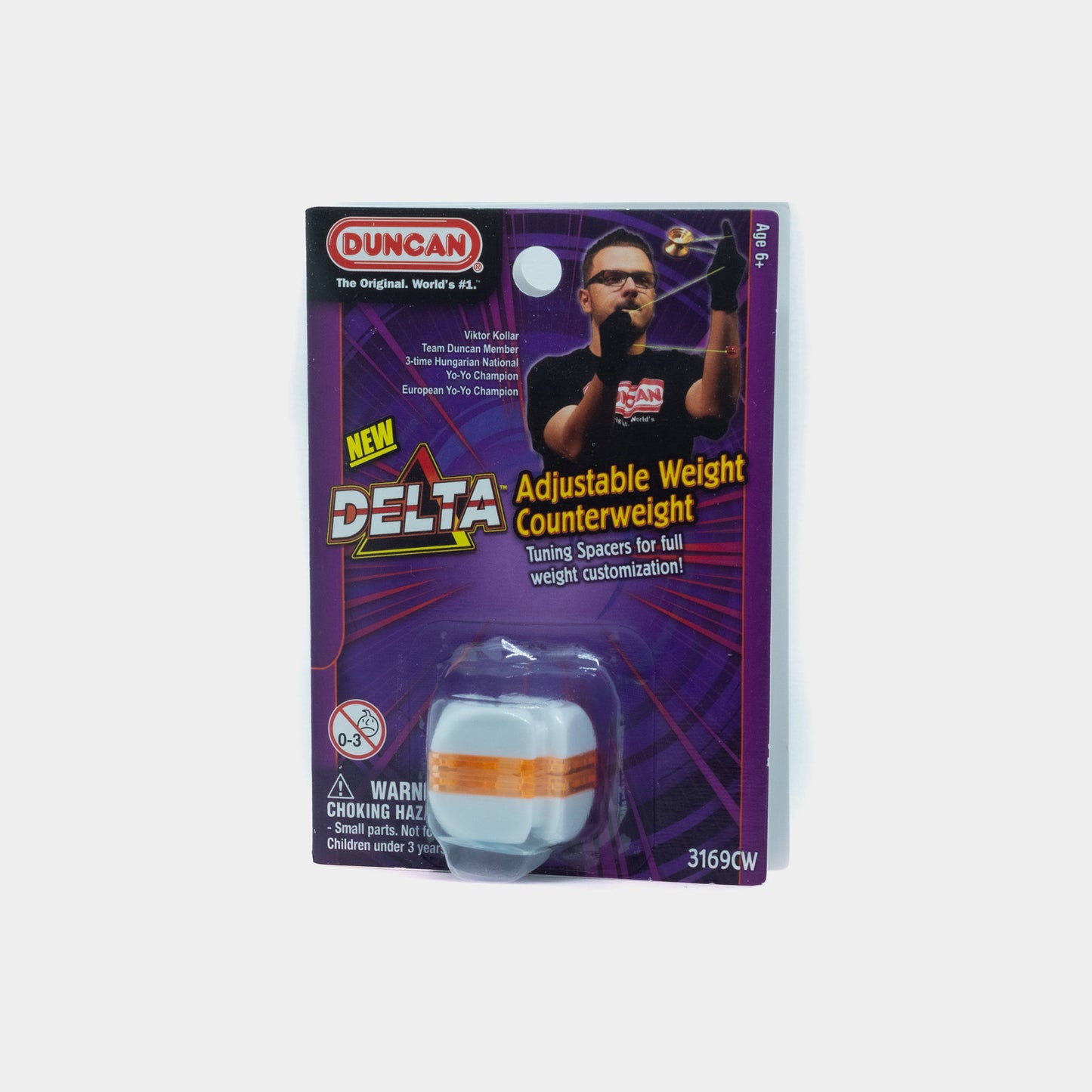 Delta Weight / White / Translucent orange by Duncan