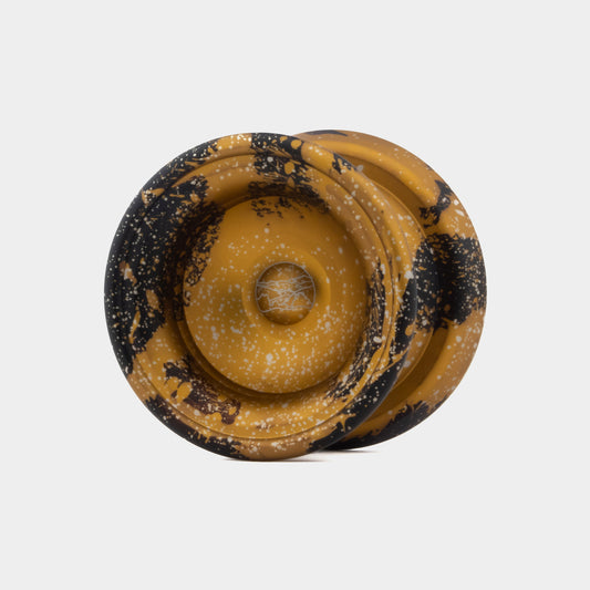 Valley yo-yo in Golden Cosmos by The Good Life Yoyos
