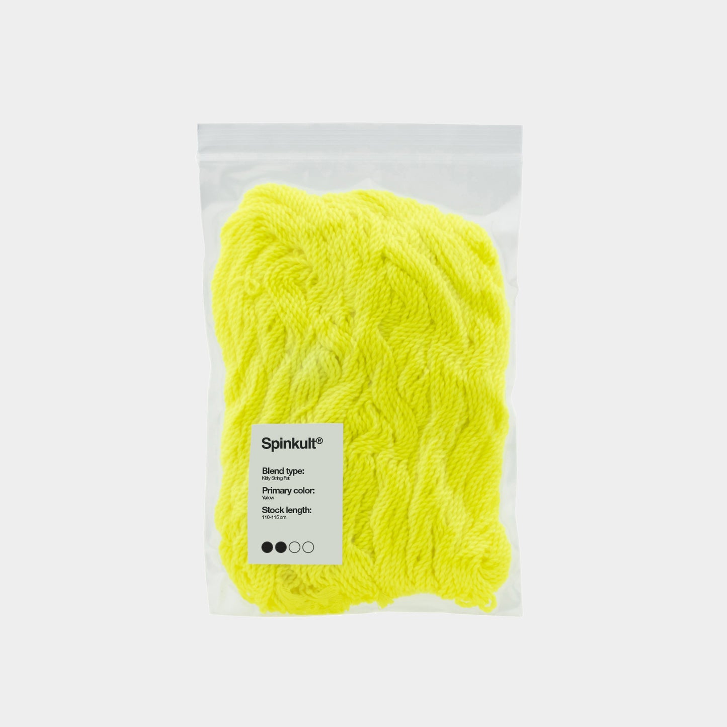 Yellow Kitty String Tall Fat x50 yo-yo string by Kitty String