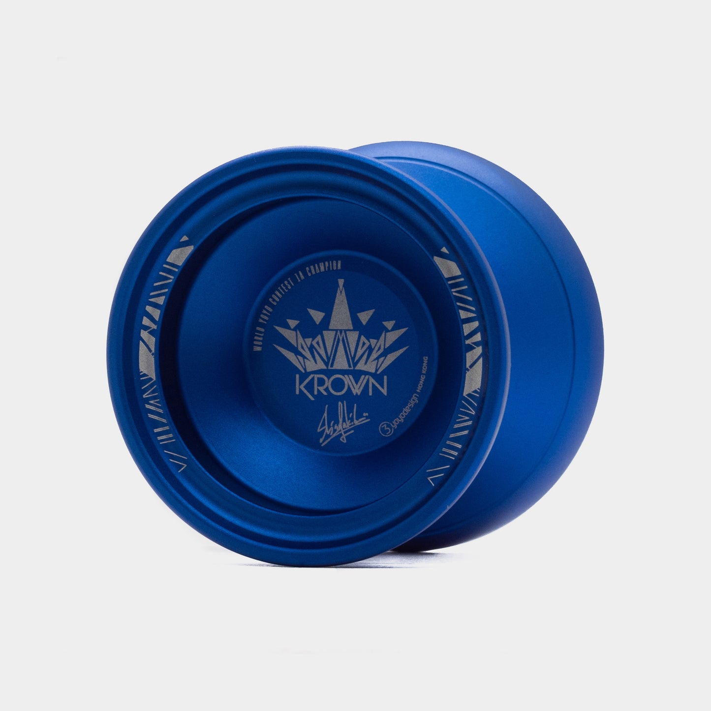 Krown yo-yo in Samurai Blue by C3yoyodesign