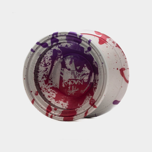 Krown yo-yo in Silver / Red / Purple by C3yoyodesign
