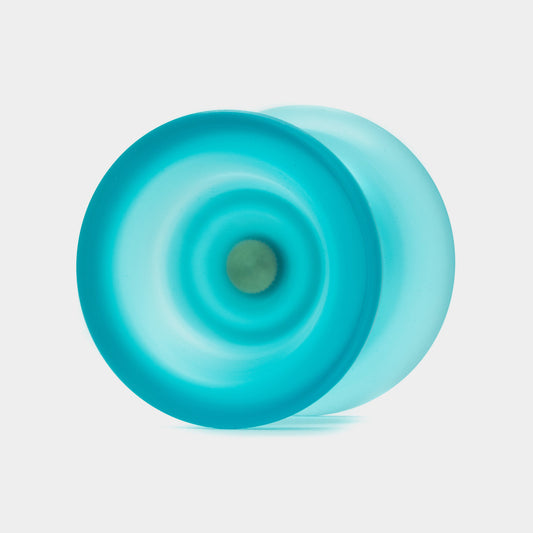 PLSTC yo-yo in Translucent Blue by SF Yoyos