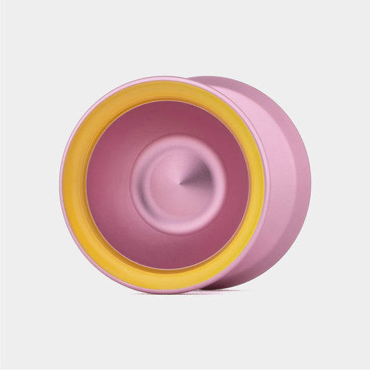 Pharaoh yo-yo in Pink Lemonade by The Good Life Yoyos