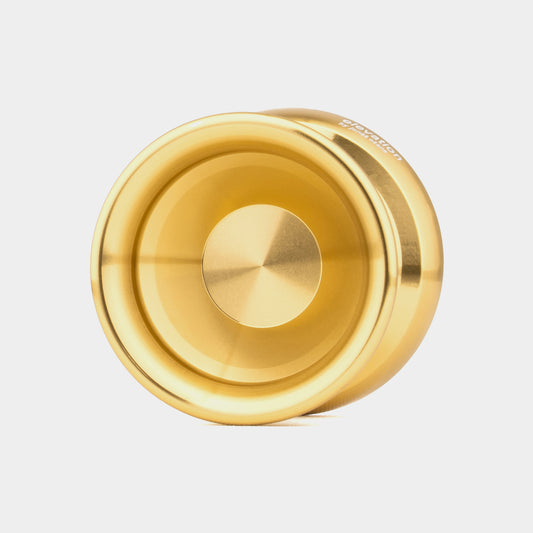 Elevation yo-yo in Polished Gold (Jonáš Ožana Edition) by UNPRLD