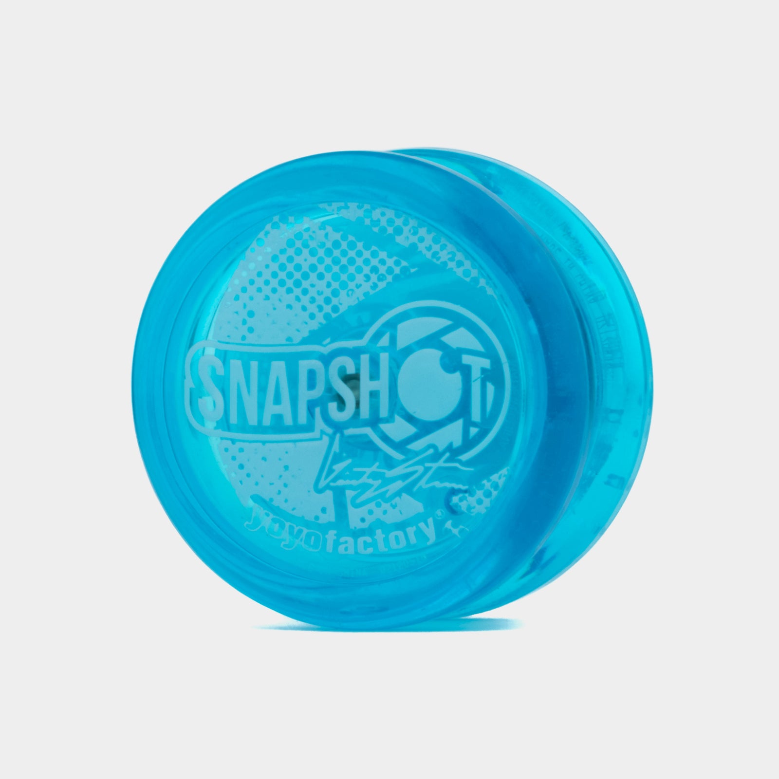 Snapshot yo-yo in Translucent Blue by YoYoFactory
