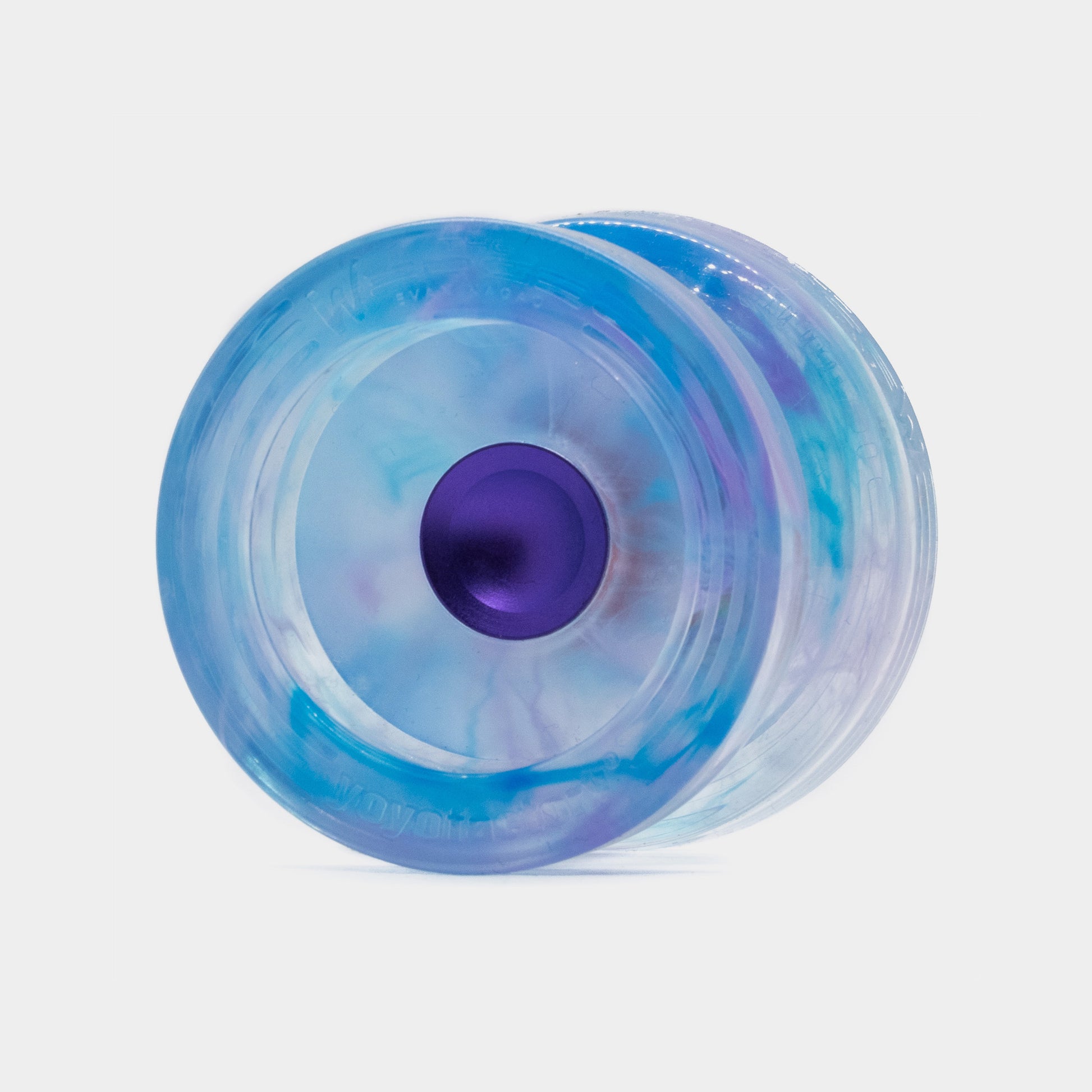 Wedge yo-yo in Galaxy Marble / Violet by YoYoFactory