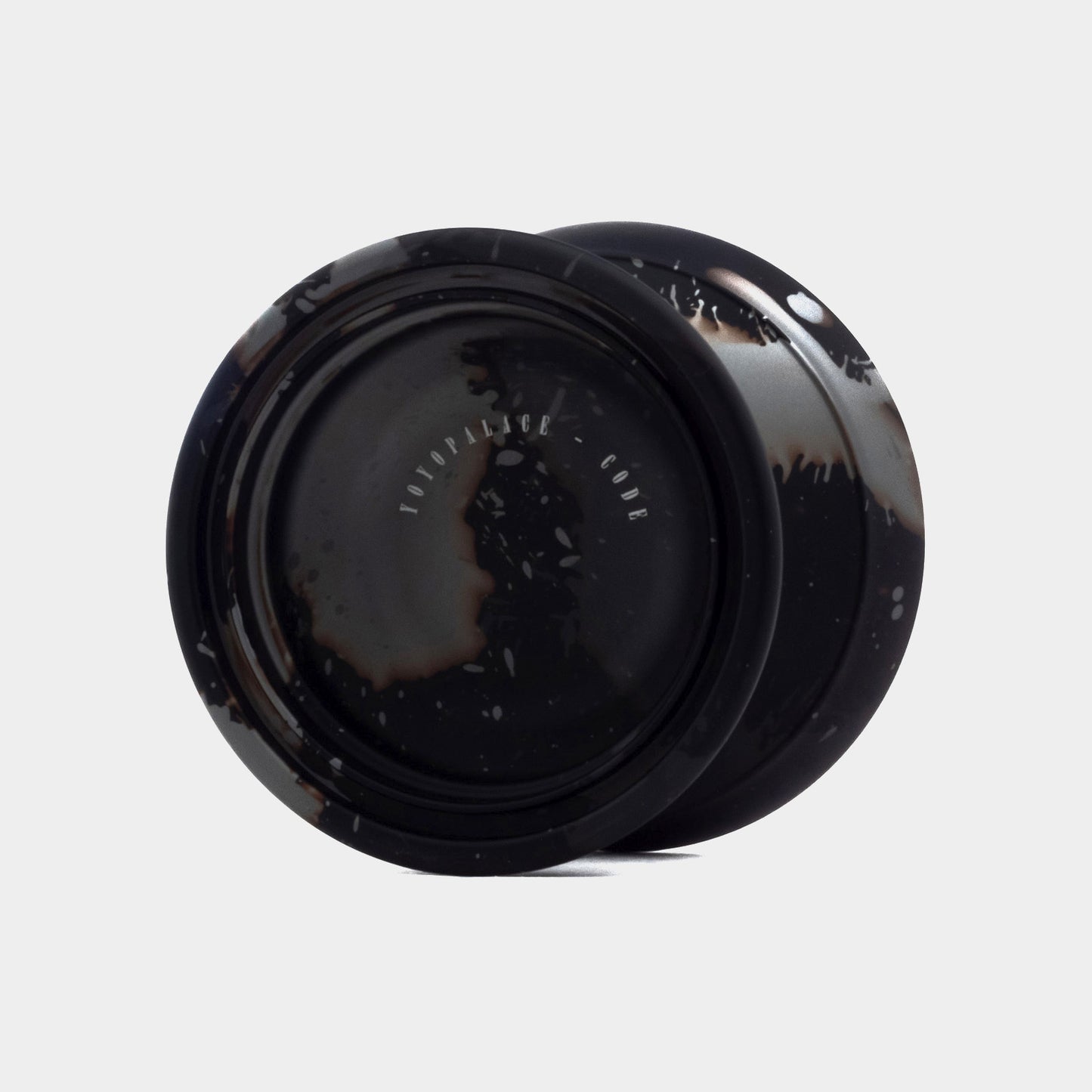 Code yo-yo in Black / Grey Splash by YOYOPALACE