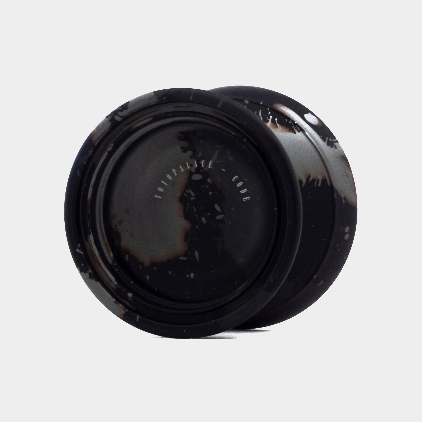Code yo-yo in Black / Grey Splash by YOYOPALACE