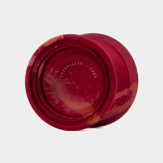 Code yo-yo in Red / Salmon Splash by YOYOPALACE
