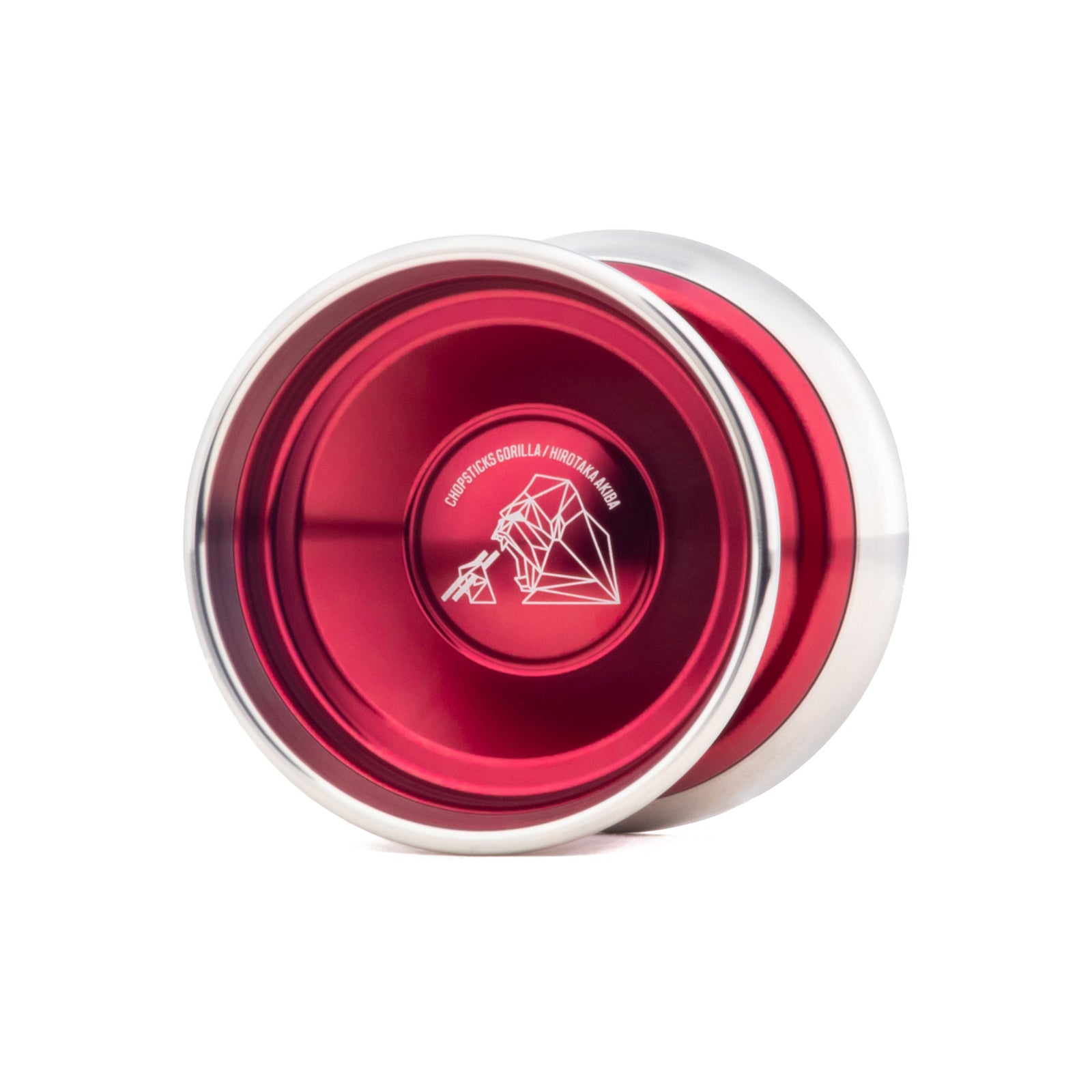 Chopsticks Gorilla yo-yo in Dark Red by yoyorecreation
