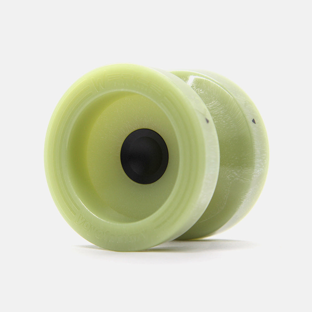 Wedge yo-yo in Glow / Black by YoYoFactory