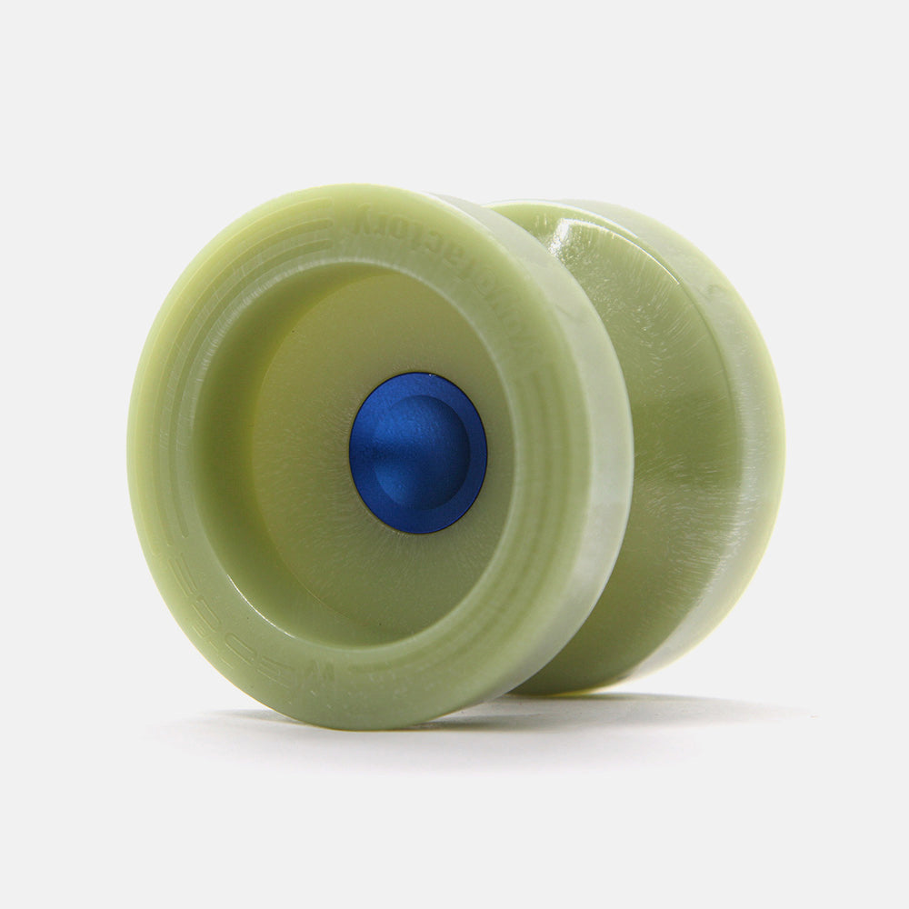 Wedge yo-yo in Glow / Blue by YoYoFactory